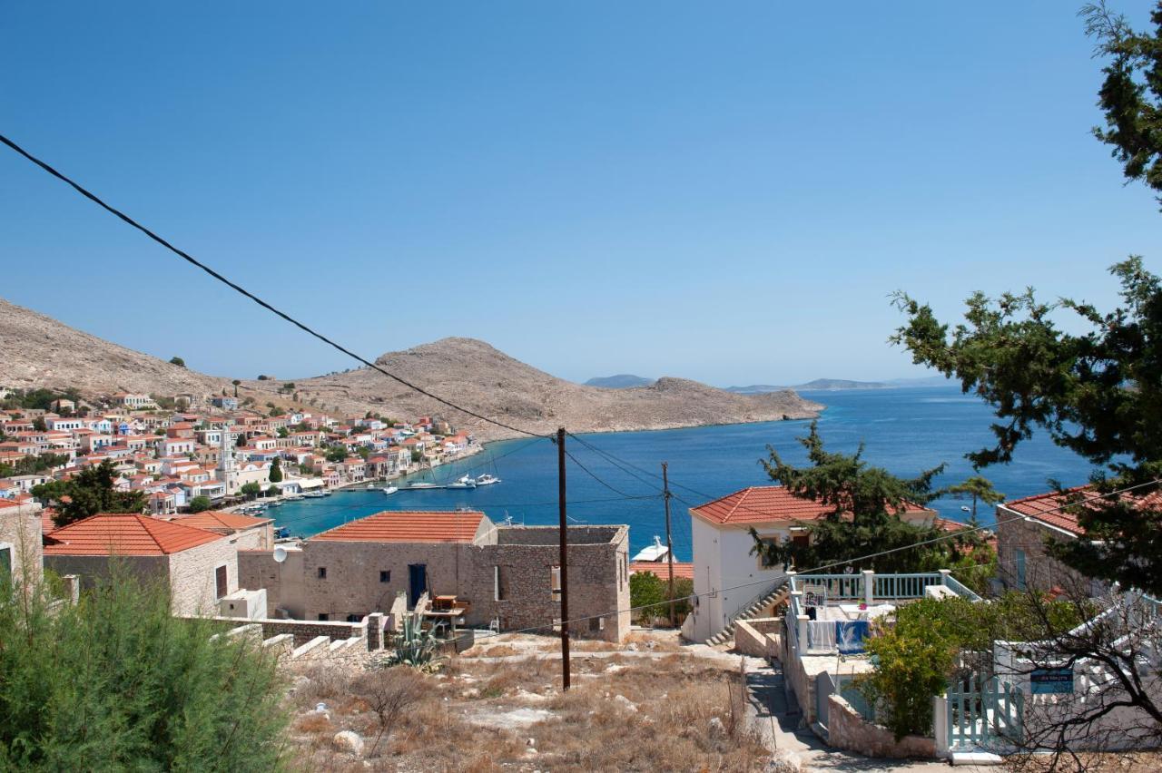 Atlantis Houses Chalki Town Exteriör bild