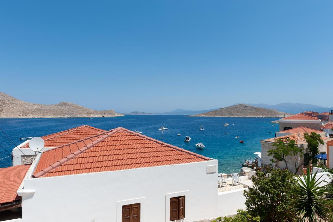 Atlantis Houses Chalki Town Exteriör bild