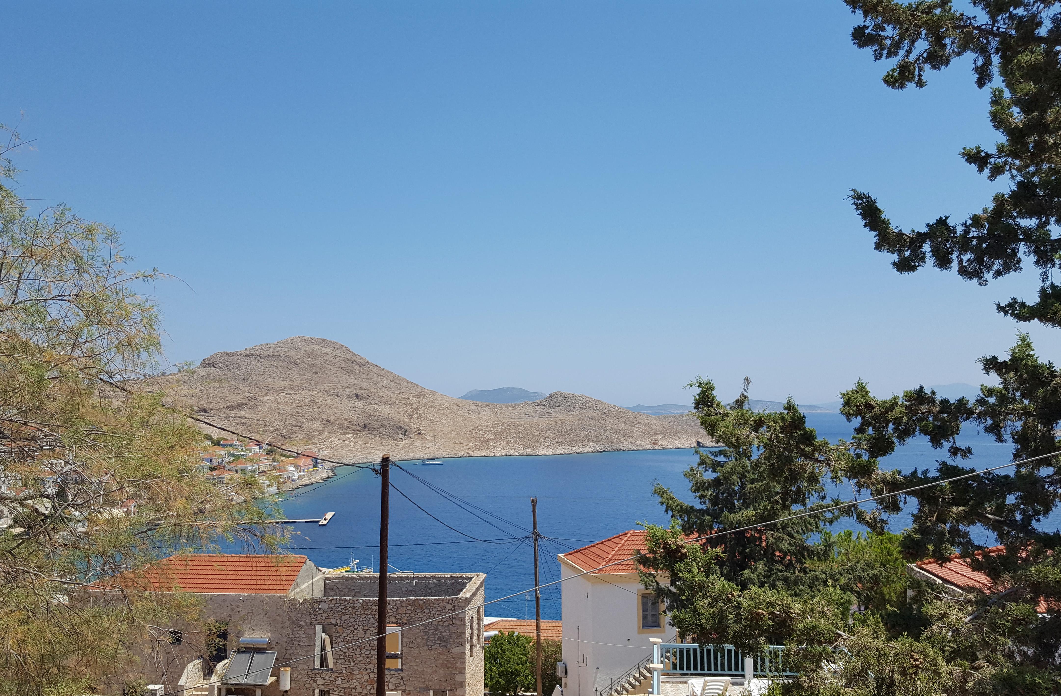 Atlantis Houses Chalki Town Exteriör bild