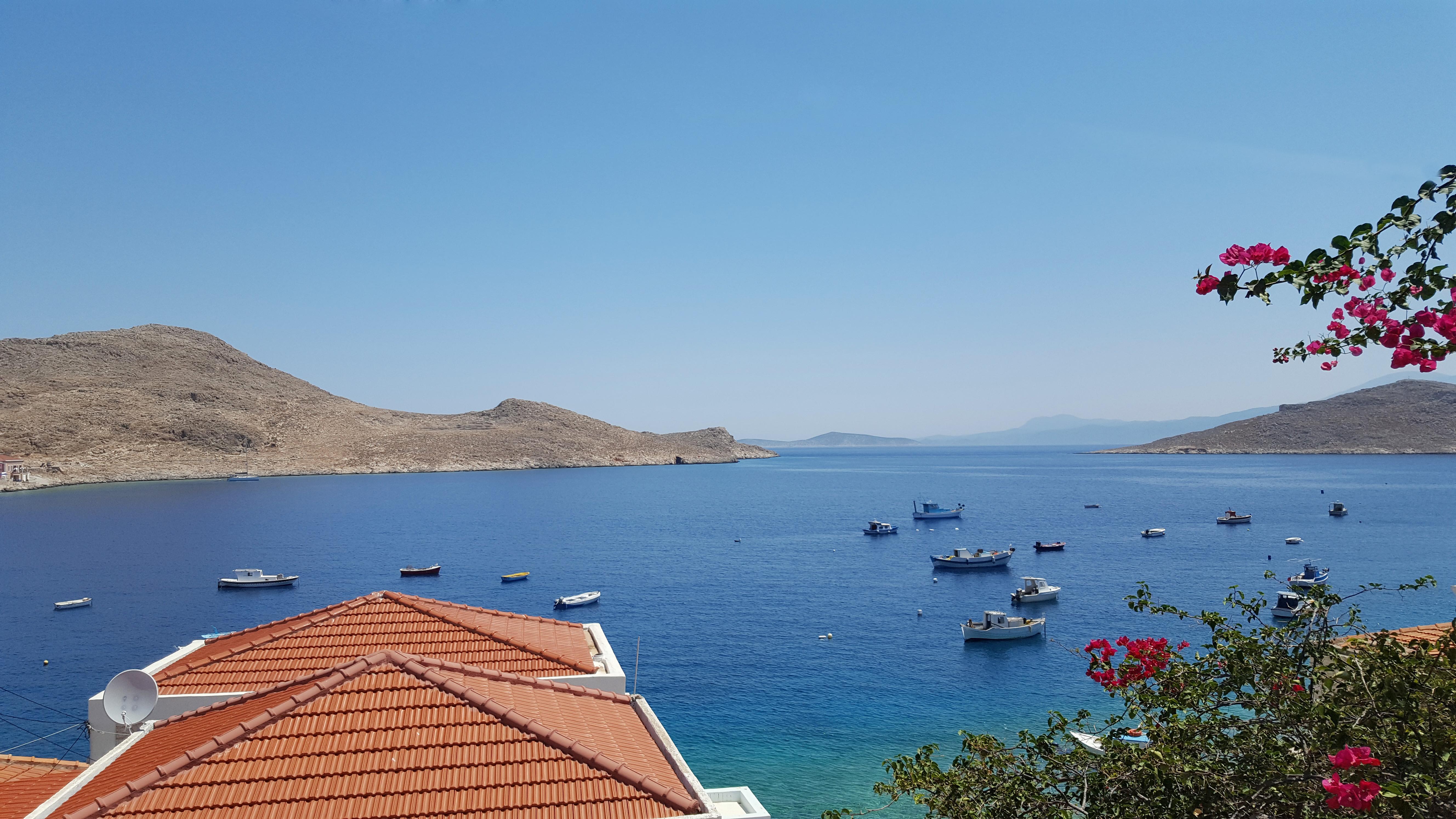 Atlantis Houses Chalki Town Exteriör bild