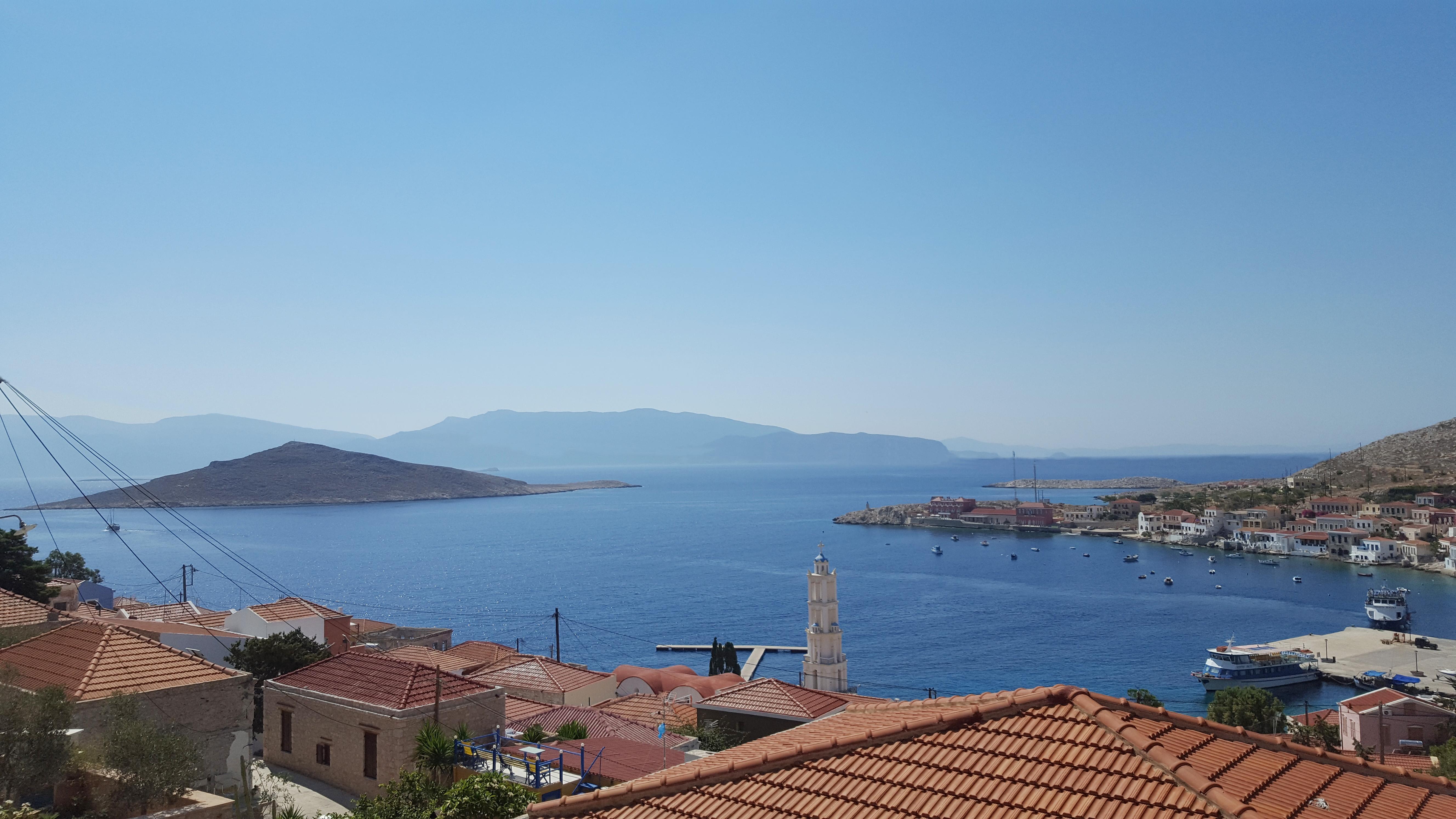 Atlantis Houses Chalki Town Exteriör bild